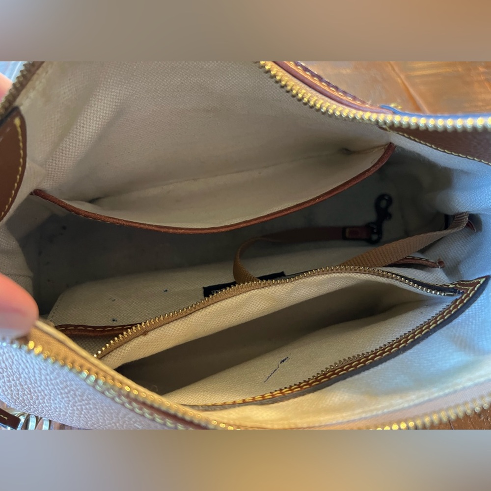 Rooney & Bourke Brown Leather Shoulder Bag *Broken Strap* - Picture 3 of 10